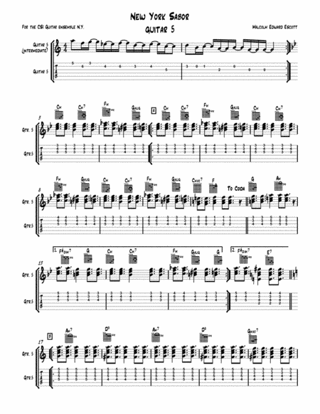 New York Sabor Guitar 5
