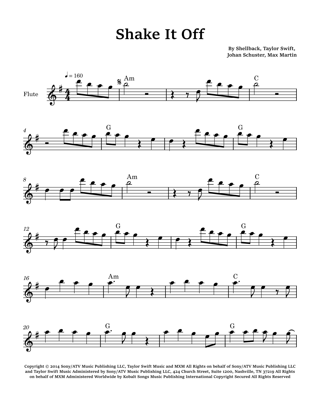 Shake It Off (arr. Glauco Fernandes)
