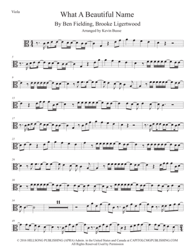 What A Beautiful Name (arr. Kevin Busse)