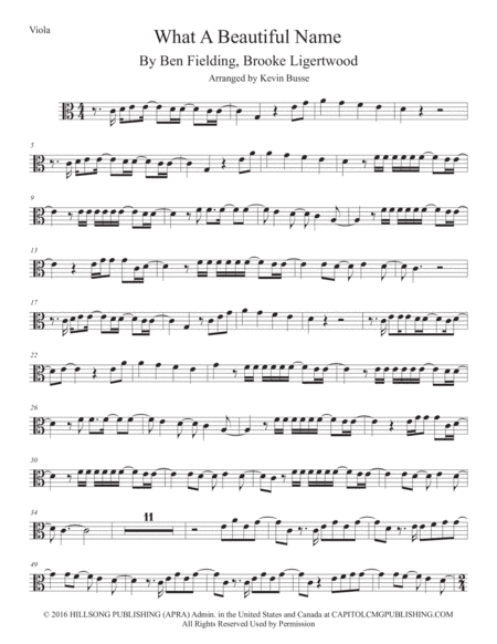 What A Beautiful Name (arr. Kevin Busse)