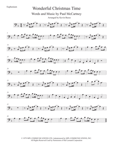 Wonderful Christmastime (arr. Kevin Busse)