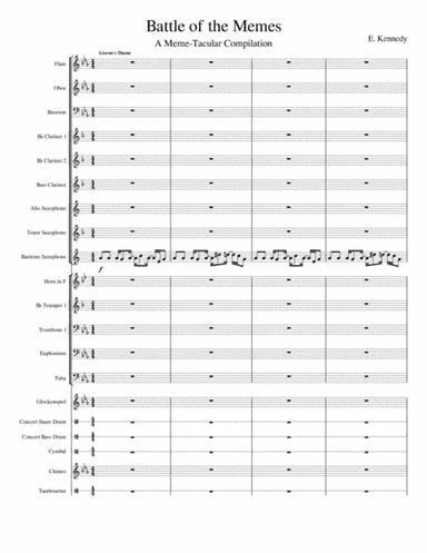 Battle of the Memes (arr. Elaine Kennedy)