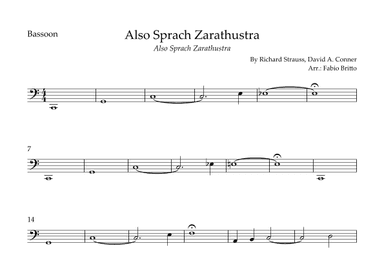 Also Sprach Zarathustra (arr. Fabio Britto)