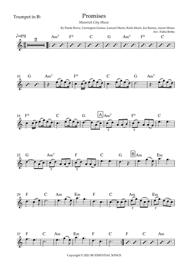 Promises (arr. Fabio Britto)