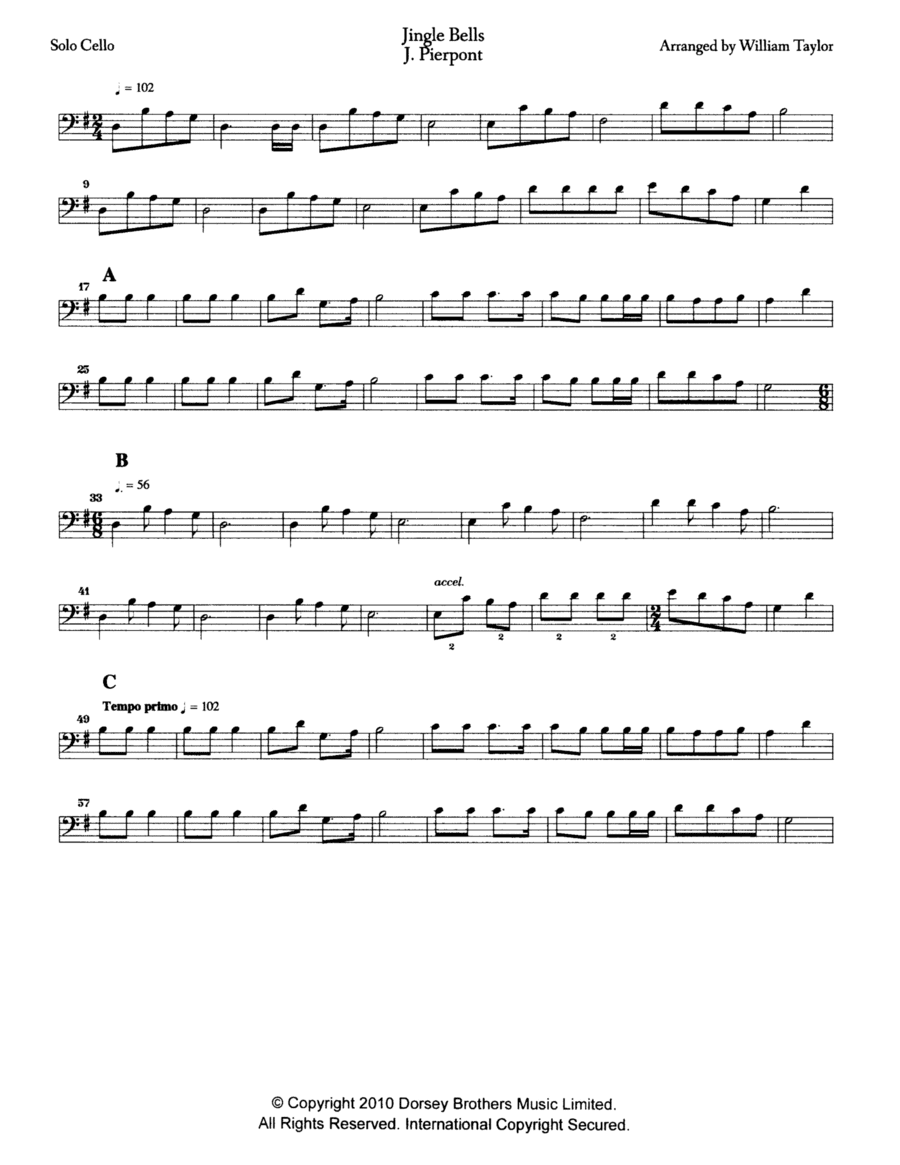 Jingle Bells (arr. William Taylor)