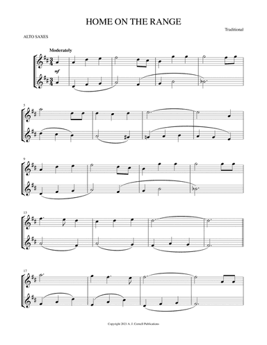 Home on the Range (arr. Mark Phillips)