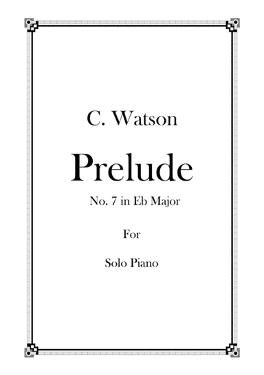 Prelude No.7 - for Solo Piano
