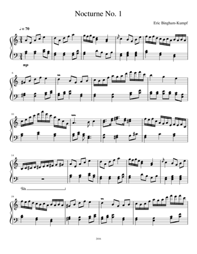 Nocturne No. 1