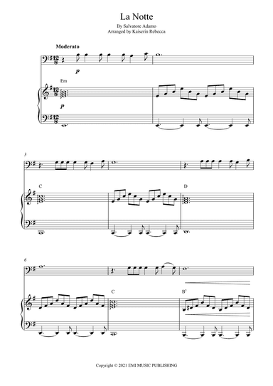 La Notte (arr. Kaiserin Rebecca)