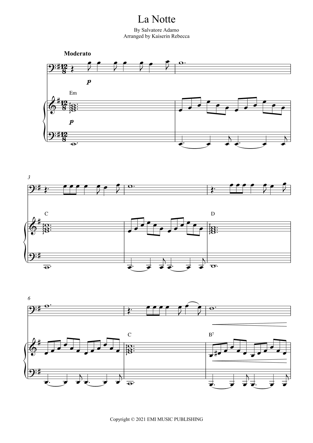 La Notte (arr. Kaiserin Rebecca)