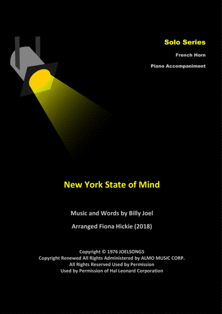 New York State Of Mind (arr. Fiona Hickie)