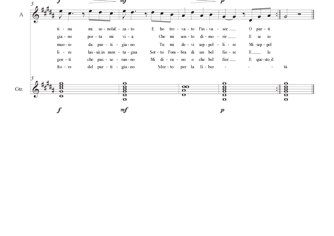Bella Ciao (arr. Art.o Artaud)