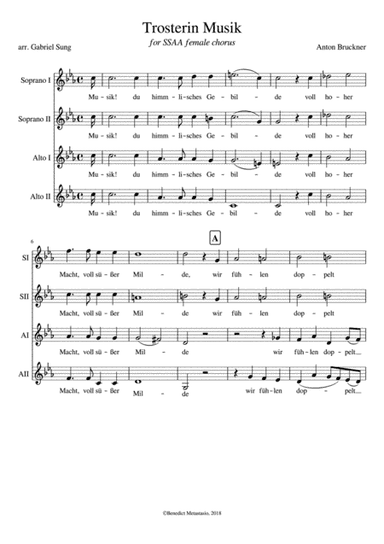 Trosterin Musik (arr. Gabriel Sung)