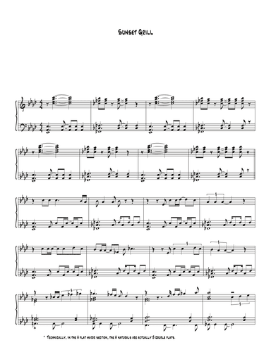 Sunset Grill (arr. Biegler)