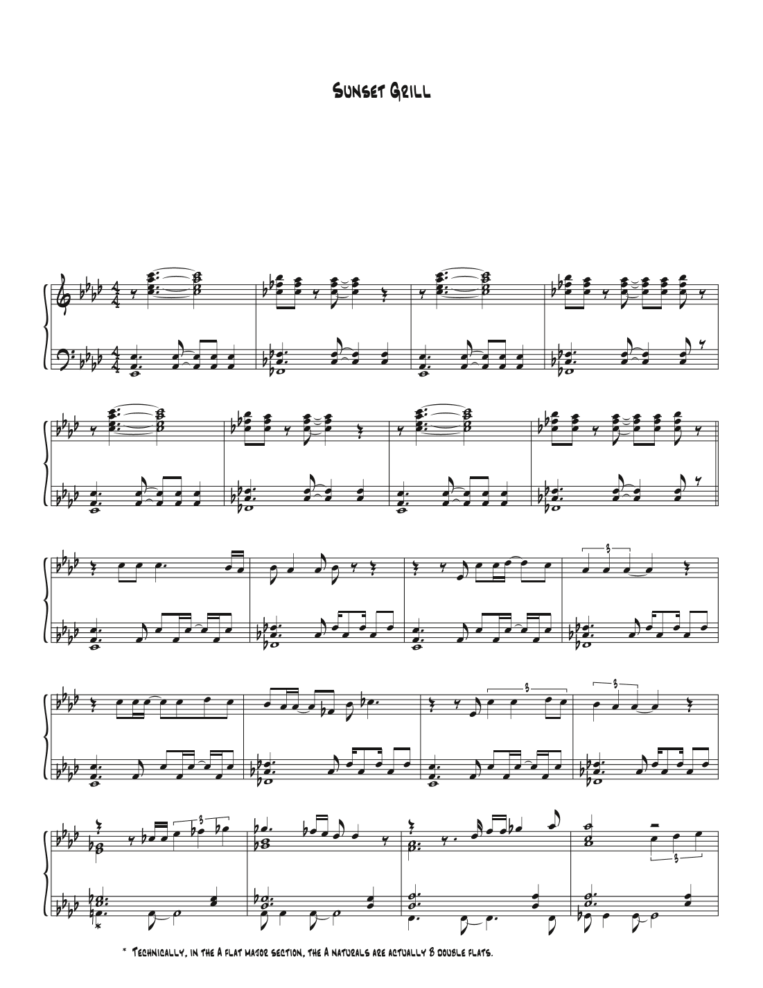 Sunset Grill (arr. Biegler)