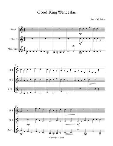 Good Kind Wenceslas (arr. Nancy Shafer Rohar)
