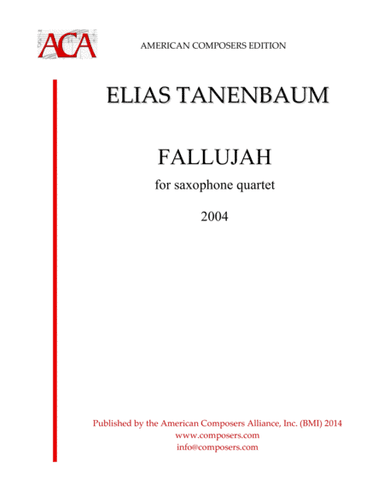 [Tanenbaum] Fallujah