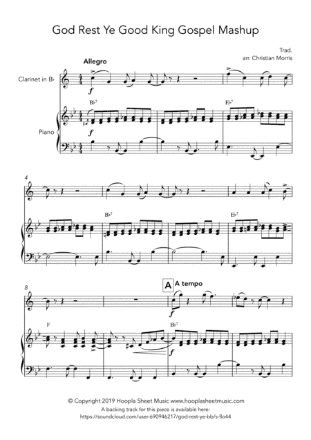 God Rest Ye Good King Gospel Mashup (arr. Hoopla Sheet Music)