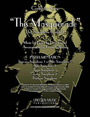 This Masquerade (arr. Kenneth Abeling)