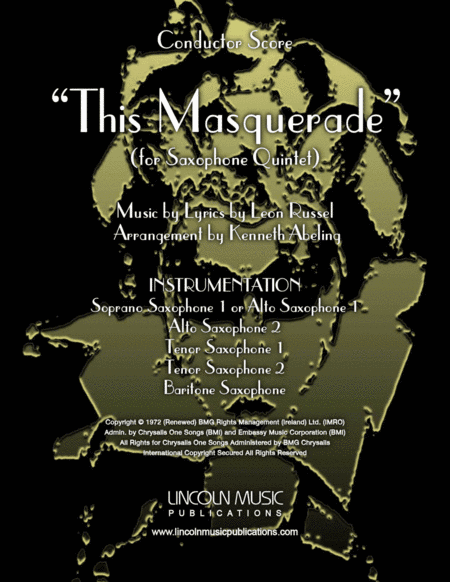 This Masquerade (arr. Kenneth Abeling)