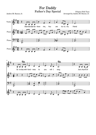 A song for My Father