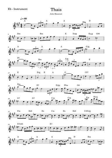 Thais (arr. Fabio Eduardo de Oliveira)