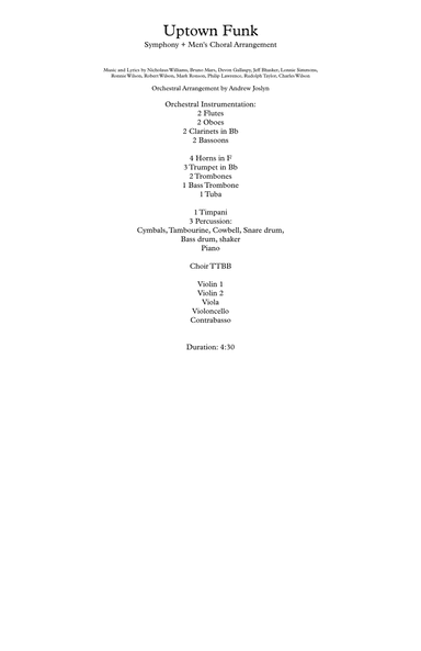 Uptown Funk (arr. Andrew Joslyn)