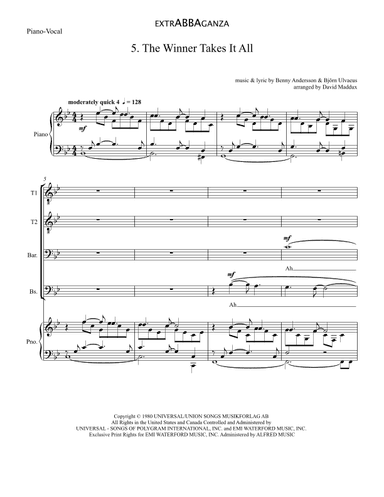 The Winner Takes It All (arr. David Maddux)