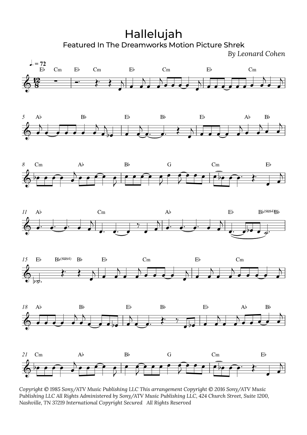 Hallelujah (arr. Alex Nunes Rodrigues)