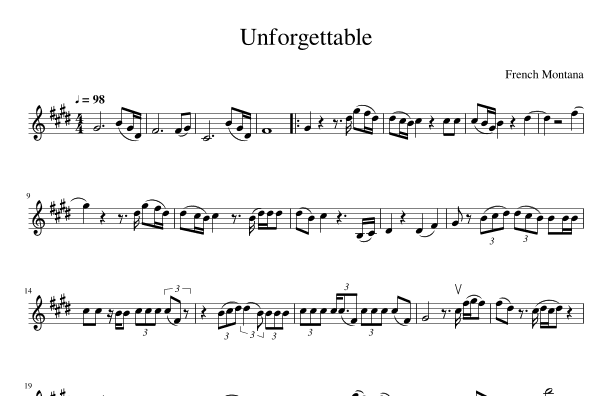 Unforgettable (arr. Julia Mills)