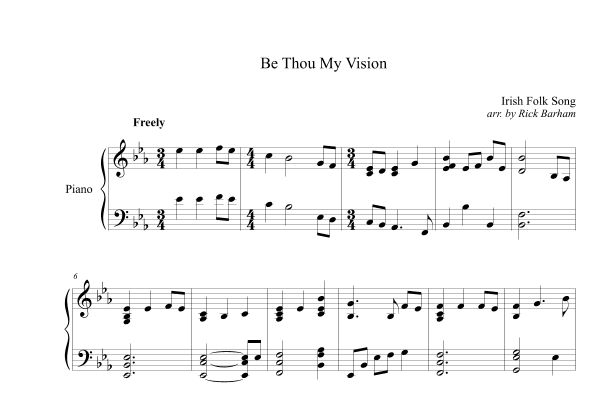 Be Thou My Vision II (arr. Rick Barham)