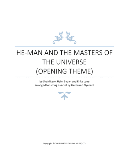 He-man And The Masters Of The Universe (arr. Geronimo Oyenard)