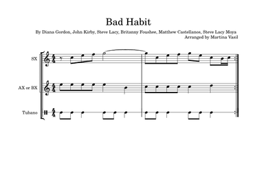 Bad Habit (arr. Martina Vasil)