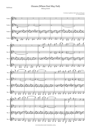 Oceans (where Feet May Fail) (arr. Fernando Britto)