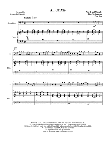 All Of Me (arr. Kenneth D. Friedrich)