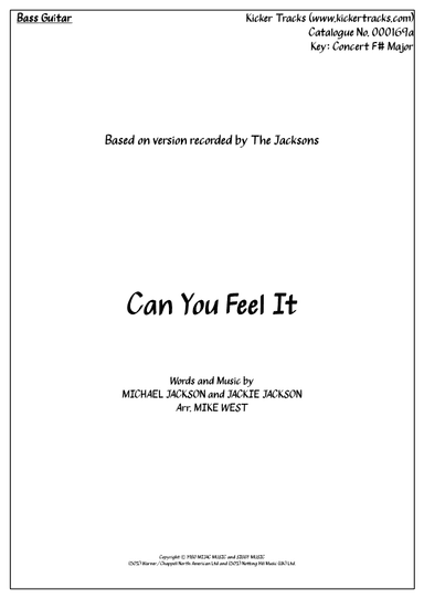 Can You Feel It (arr. Michael Storeton-West)