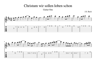 Christum wir sollen loben schon (arr. Terry Kuhns)