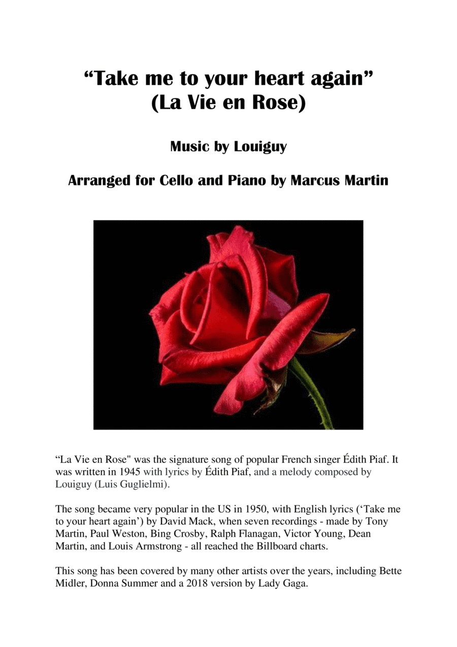 Take Me To Your Heart Again (arr. Marcus Martin)