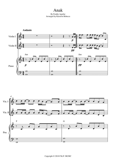 Anak (arr. Kaiserin Rebecca)