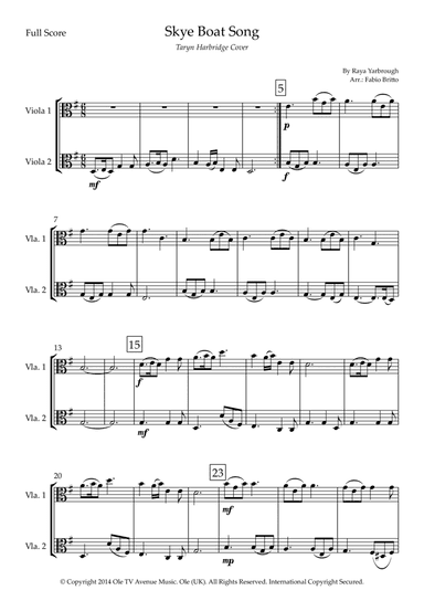 Skye Boat Song (arr. Fabio Britto)