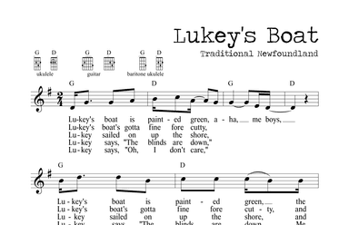 Lukey's Boat (Newfoundland Folk Song) (arr. M. Ryan Taylor)