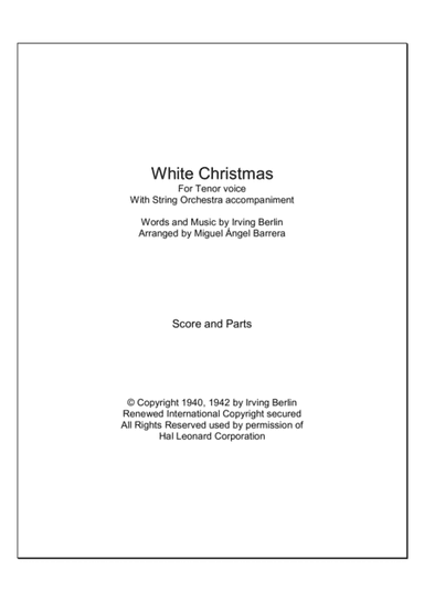 White Christmas (arr. Miguel Ángel Barrera)