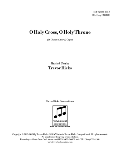 O Holy Cross, O Holy Throne