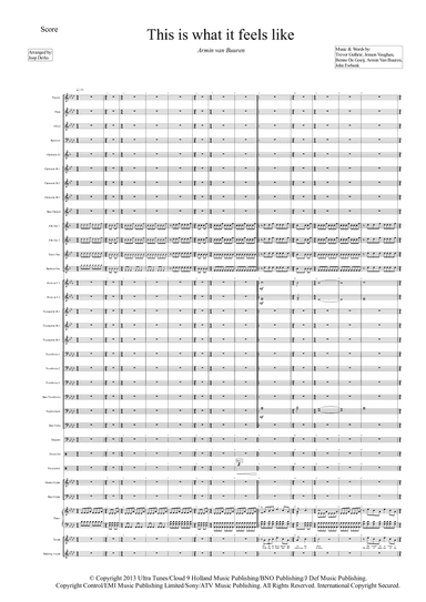 This Is What It Feels Like (arr. Joop Derks)