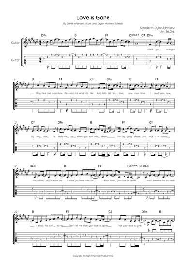 Love Is Gone (arr. Ed.CAL)