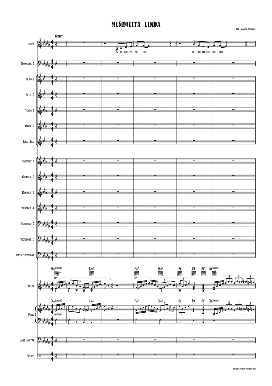 Munequita Linda (arr. Roger Müller)