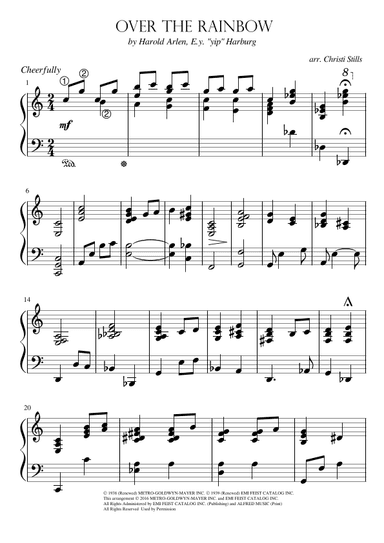 Over The Rainbow (arr. Christi Stills)