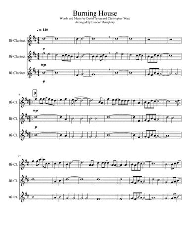 Burning House (arr. Lamour Humphrey)
