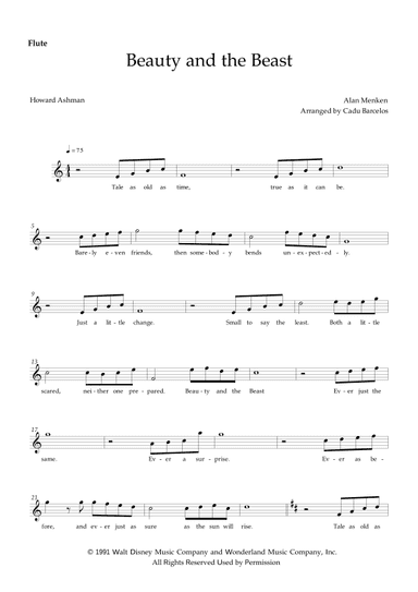Beauty And The Beast (arr. Cadu Barcelos)
