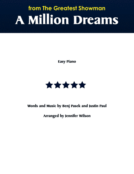 A Million Dreams (arr. Jennifer Wilson)